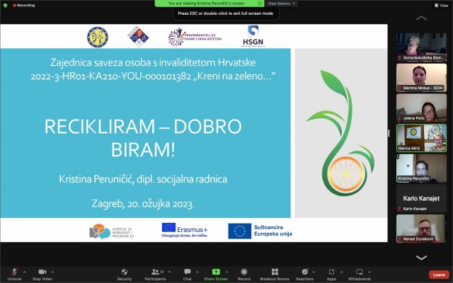 18. OŽUJAK – SVJETSKI DAN RECIKLIRANJA „RECIKLIRAM – DOBRO BIRAM“